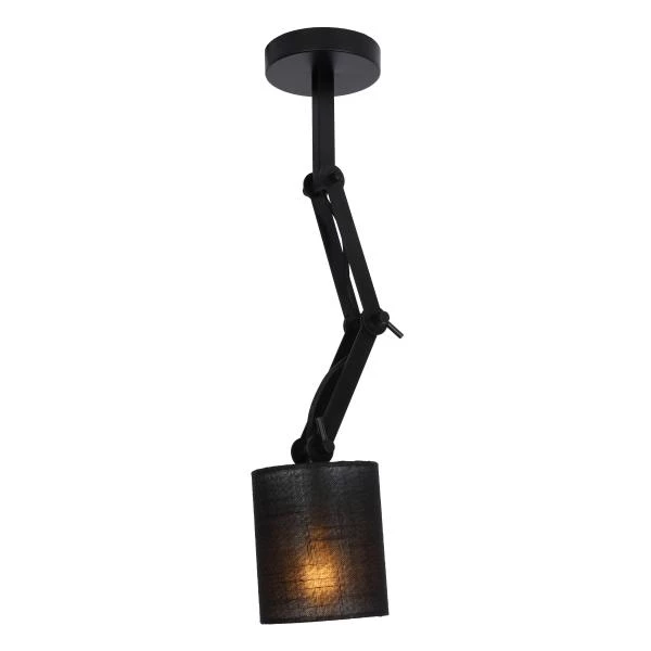 Lucide TAMPA - Plafonnière - Ø 12 cm - 1xE27 - Zwart - detail 2